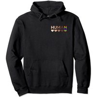 Hearts for BLM Racial Justice & Human Equality Pullover Hoodie