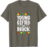 T-shirt Young Gifted And Black History pour garçons