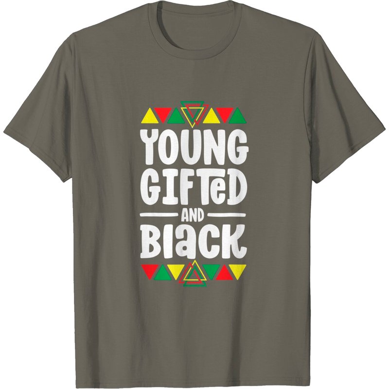 T-shirt Young Gifted And Black History pour garçons — T-shirts pour hommes
