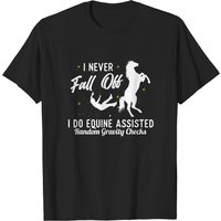 T-shirt Équestre Equine Assisted Gravity Checks pour Homme