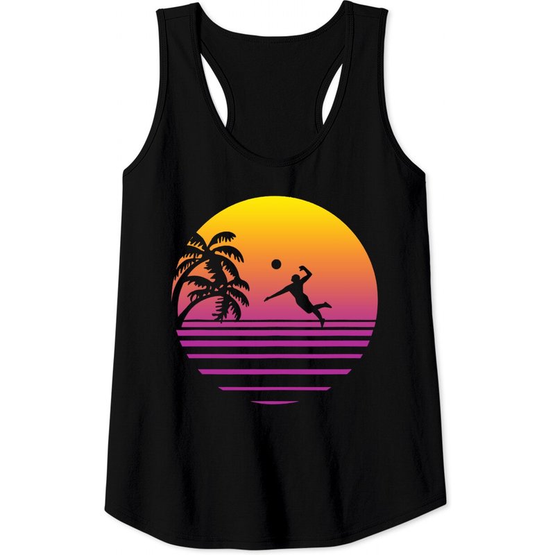 Débardeur Vintage Beach Volleyball pour Hommes