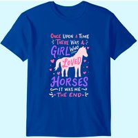 Horse Girl Men's T-Shirt for Show Jumping and Barrel Racing
