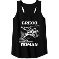 Greco Roman Wrestling Tank Top for Men in Black