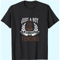 Fencing Shirt for Men with I Love Fencing Quote — Mens T Shirts