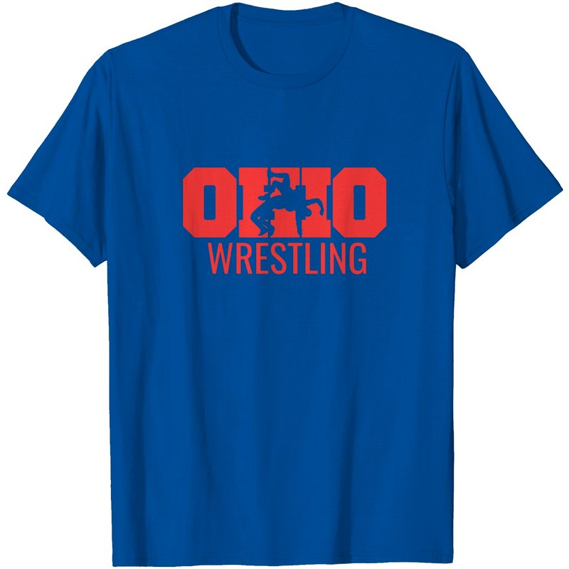 T-Shirt Freestyle de Lutte de l'État de l'Ohio pour Hommes