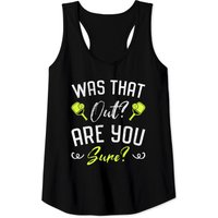 Was That Out? Are You Sure? Débardeur pour hommes de pickleball