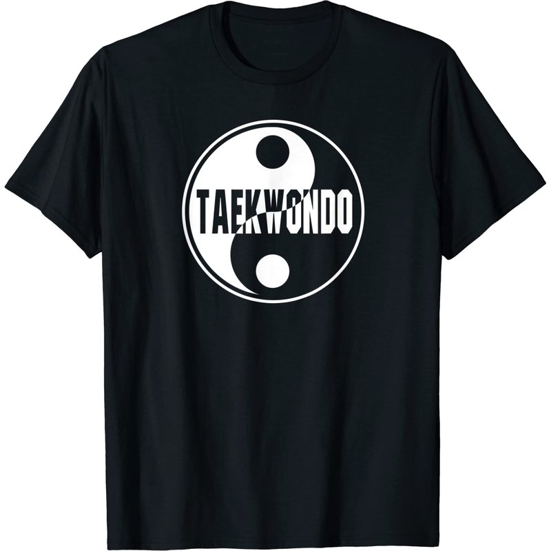 T-Shirt Taekwondo Yin Yang Dualité pour Hommes