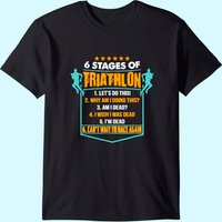6 Stages of Triathlon Men's T-Shirt — Mens T Shirts
