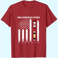 T-Shirt Drapeau des Vétérans Proud Iraq Afghanistan pour Hommes — T-shirts pour hommes