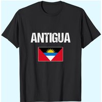 T-Shirt Drapeau d'Antigua et Barbuda pour Hommes