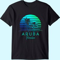 T-Shirt Souvenir de Vacances Aruba Beach Tropical Vibes pour Hommes — T-shirts pour hommes