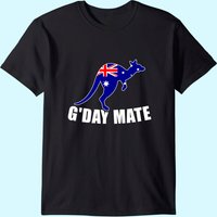T-Shirt Kangourou Drapeau Australien pour Hommes — T-shirts pour hommes