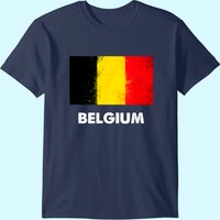 T-Shirt Drapeau de la Belgique pour Hommes — T-shirts pour hommes