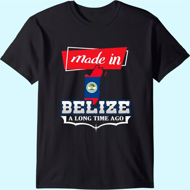 T-Shirt Belize City Fabriqué au Belize Il y a Longtemps pour Hommes — T-shirts pour hommes