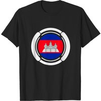 Loving Cambodia Flag Patriotic T-Shirt for Men