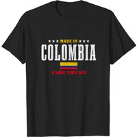 Made In Colombia A Long Time Ago Flag T-Shirt for Men