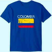 Colombia Flag Pride T-Shirt for Men