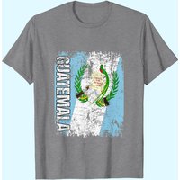 T-Shirt Vintage Détressé Drapeau du Guatemala pour Hommes — T-shirts pour hommes