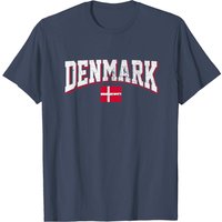 T-shirt pour hommes Denmark en noir — T-shirts pour hommes