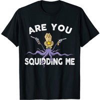 Cool Are You Squidding Me Squid Sheriff T-Shirt for Men — Mens T Shirts