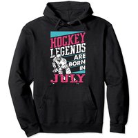 Les légendes du hockey sont nées en juillet - Hoodie Vintage d'anniversaire — Sweats à capuche pour hommes