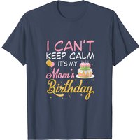 Balloons And Cake Mom Birthday T-Shirt for Men