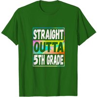 Straight Outta 5th Grade Men's T-Shirt in Colorful Base