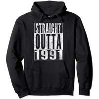 Straight Outta 1991 Chandail à Capuchon pour 30e Anniversaire — Sweats à capuche pour hommes