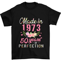 Men's 50th Birthday Gift Made in 1973 T-Shirt
