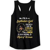 T-shirt Noir Pour Hommes "Je Suis Une Reine" Anniversaire de Septembre — T-shirts pour hommes