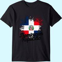 Dominican Republic Patriotic Flag Premium T-Shirt for Men