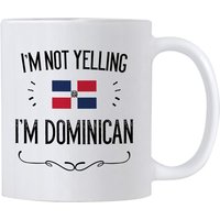 Mug Je Ne Crie Pas, Je Suis Dominicaine — Tasses et gobelets