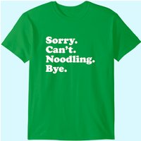 Noodling T Shirt for Men in Black