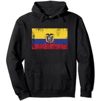 Ecuador Flag Pullover Hoodie for Adults and Kids — Mens Hoodies