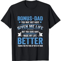 Father's Day Bonus Dad T-Shirt for Men