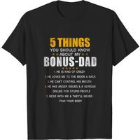 5 Things You Should Know About My Bonus-Dad T-Shirt for Men — Mens T Shirts