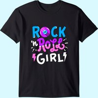 Rock N Roll Music T-Shirt for Men - Black