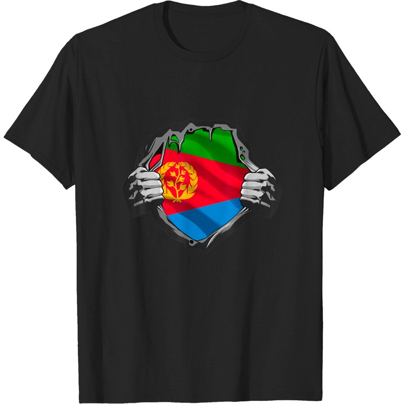 T-shirt Love Eritrea Nation Drapeau Érythréen pour Hommes