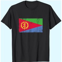 T-shirt de football avec drapeau de l'Érythrée pour hommes — T-shirts pour hommes