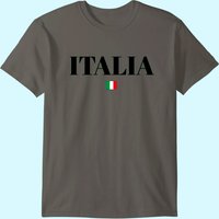T-Shirt Drapeau Italia pour Hommes