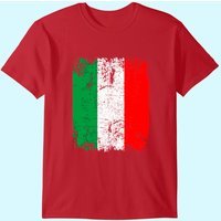 T-Shirt Vintage Distress Drapeau d'Italie pour Hommes — T-shirts pour hommes