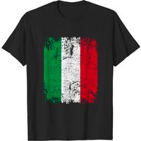Italy Vintage Flag T-Shirt for Men