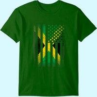 Jamaica USA Flag T-Shirt for Men