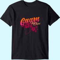 T-shirt Hafa Adai Hibiscus Guam Flower Chamorro pour hommes