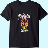 T-shirt Hafa Adai Beach Guamanian Chamorro pour hommes de Guam Shirts