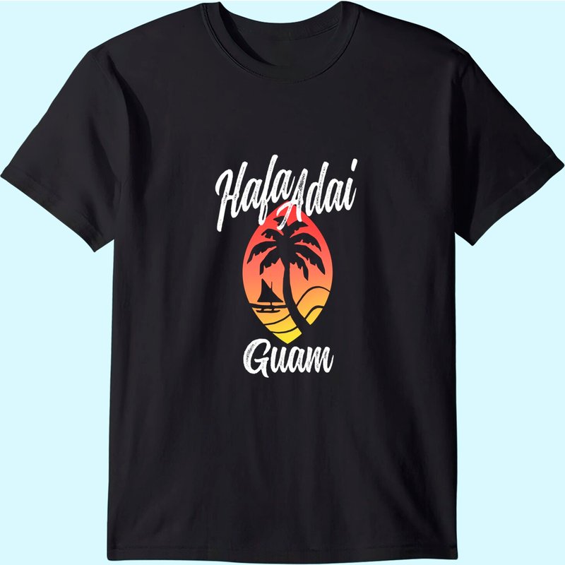 T-shirt Hafa Adai Beach Guamanian Chamorro pour hommes de Guam Shirts — T-shirts pour hommes