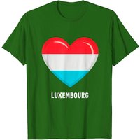 T-shirt Drapeau du Luxembourg pour hommes