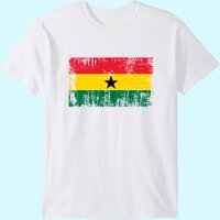 T-shirt de football avec drapeau ghanéen pour hommes — T-shirts pour hommes