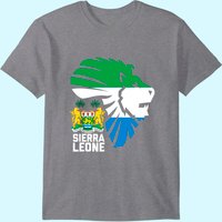 T-shirt Cadeau Diaspora Afrique Lion Sceau de la Sierra Leone pour Hommes — T-shirts pour hommes