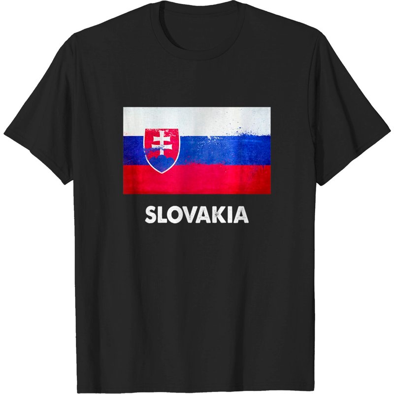 T-Shirt Drapeau de la Slovaquie pour Hommes — T-shirts pour hommes